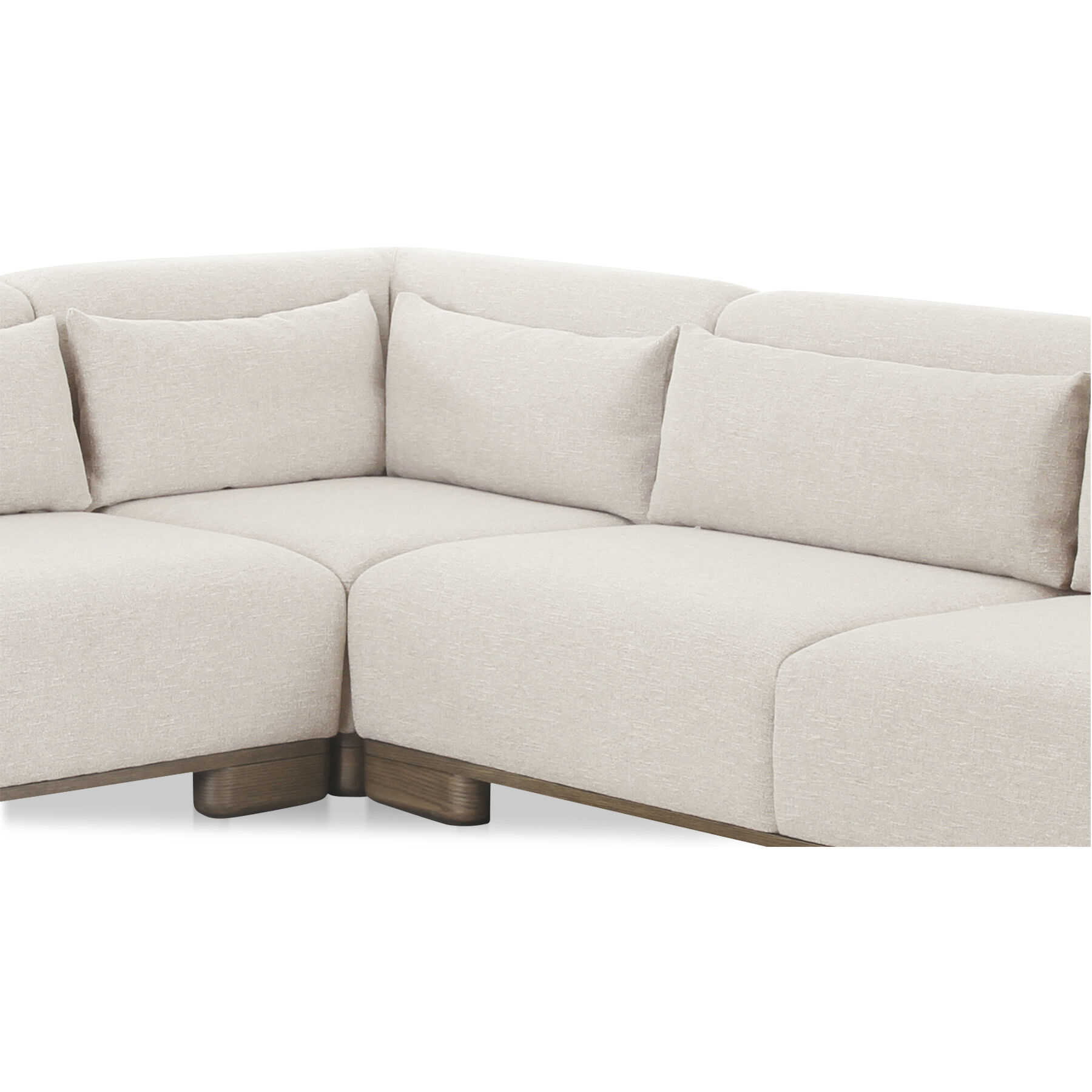 June Beige Modular Sectional, Corner
